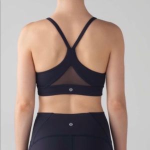 Lululemon train times sports bra - navy blue